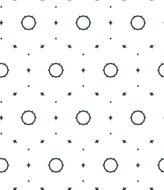 Geometrik süslemeli vektör deseni. Kusursuz tasarım dokusu 