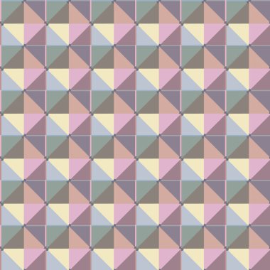 Geometrik süslemeli vektör deseni. Kusursuz tasarım dokusu