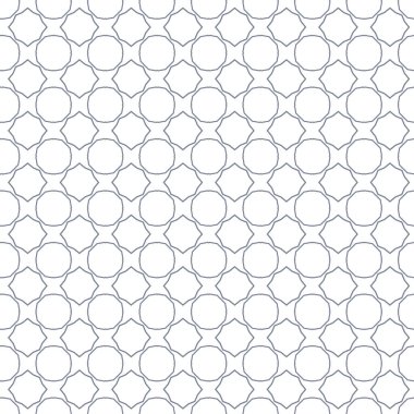 Geometrik süslemeli vektör deseni. Kusursuz tasarım dokusu 