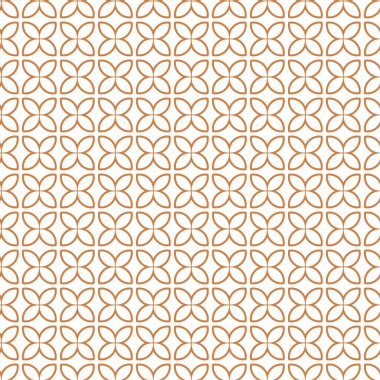 Geometrik süslemeli vektör deseni. Kusursuz tasarım dokusu