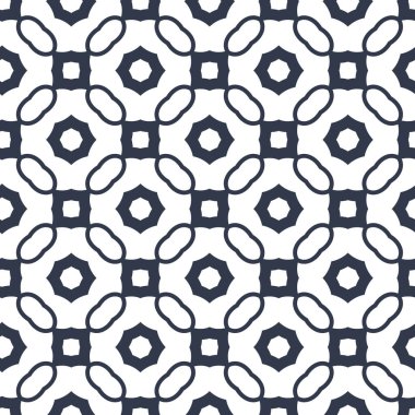 Soyut geometrik şekilli kusursuz desen