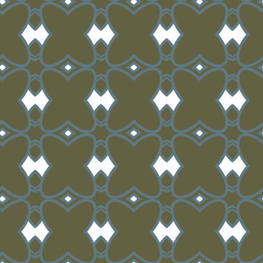 Geometrik süslemeli vektör deseni. Kusursuz tasarım dokusu 