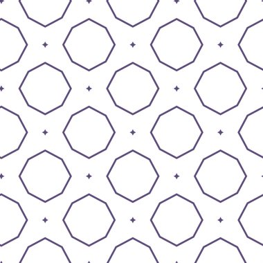 Geometrik süslemeli vektör deseni. Kusursuz tasarım dokusu 