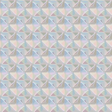 Geometrik süslemeli vektör deseni. Kusursuz tasarım dokusu