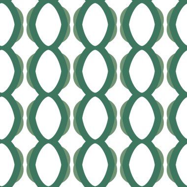 Geometrik süslemeli vektör deseni. Kusursuz tasarım dokusu 