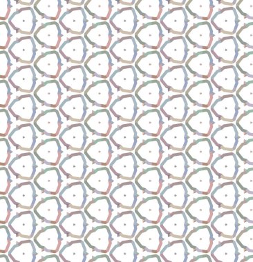 Geometrik süslemeli vektör deseni. Kusursuz tasarım dokusu