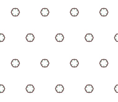 Geometrik süslemeli vektör deseni. Kusursuz tasarım dokusu 