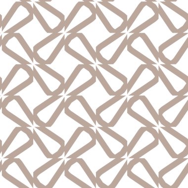 Geometrik süslemeli vektör deseni. Kusursuz tasarım dokusu 