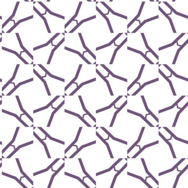 Geometrik süslemeli vektör deseni. Kusursuz tasarım dokusu 