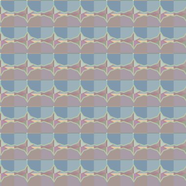 Geometrik süslemeli vektör deseni. Kusursuz tasarım dokusu 