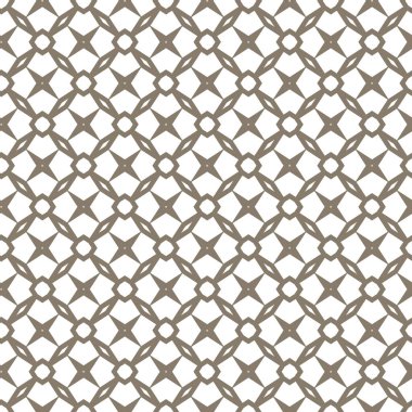 Geometrik süslemeli vektör deseni. Kusursuz tasarım dokusu