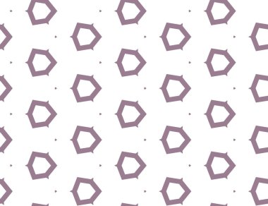 Geometrik süslemeli vektör deseni. Kusursuz tasarım dokusu 