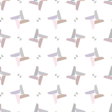 Geometrik süslemeli vektör deseni. Kusursuz tasarım dokusu 