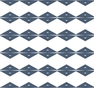 Geometrik süslemeli vektör deseni. Kusursuz tasarım dokusu 