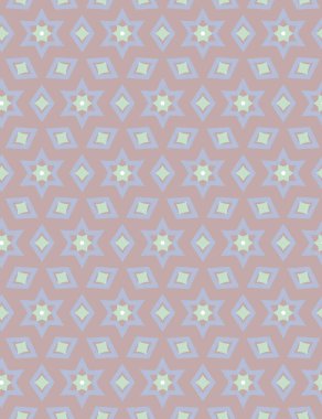 Geometrik süslemeli vektör deseni. Kusursuz tasarım dokusu 