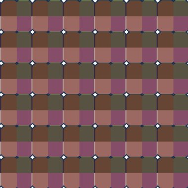 Geometrik süslemeli vektör deseni. Kusursuz tasarım dokusu