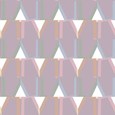 Geometrik süslemeli vektör deseni. Kusursuz tasarım dokusu 