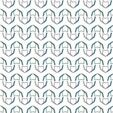 Geometrik şekilli kusursuz desen. vektör illüstrasyonu