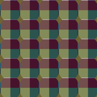 Geometrik süslemeli vektör deseni. Kusursuz tasarım dokusu