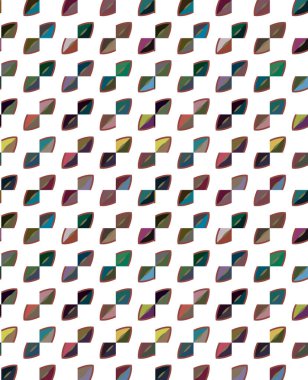 Geometrik süslemeli vektör deseni. Kusursuz tasarım dokusu 