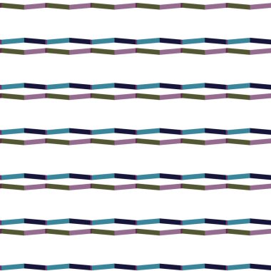 Geometrik süslemeli vektör deseni. Kusursuz tasarım dokusu