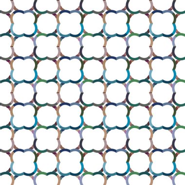 Geometrik süslemeli vektör deseni. Kusursuz tasarım dokusu 