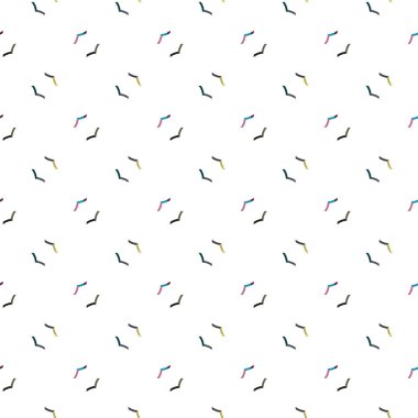 Geometrik süslemeli vektör deseni. Kusursuz tasarım dokusu 