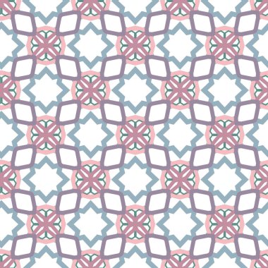 Soyut geometrik şekilli kusursuz desen