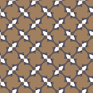 Geometrik süslemeli vektör deseni. Kusursuz tasarım dokusu 