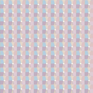 Geometrik süslemeli vektör deseni. Kusursuz tasarım dokusu