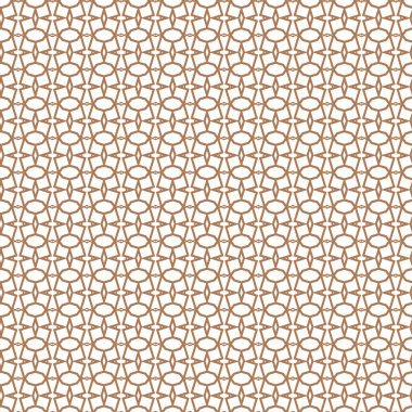 Geometrik süslemeli vektör deseni. Kusursuz tasarım dokusu 