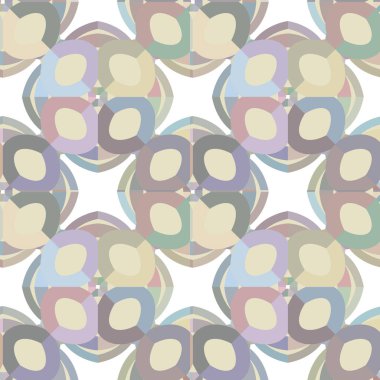 Geometrik süslemeli vektör deseni. Kusursuz tasarım dokusu 