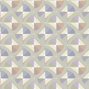 Geometrik süslemeli vektör deseni. Kusursuz tasarım dokusu 
