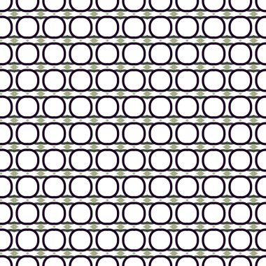 Geometrik süslemeli vektör deseni. Kusursuz tasarım dokusu 