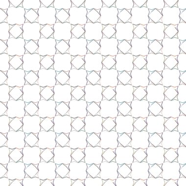 Geometrik süslemeli vektör deseni. Kusursuz tasarım dokusu 