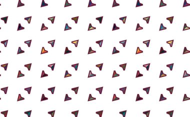 Geometrik süslemeli vektör deseni. Kusursuz tasarım dokusu 