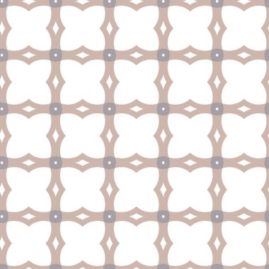 Geometrik süslemeli vektör deseni. Kusursuz tasarım dokusu
