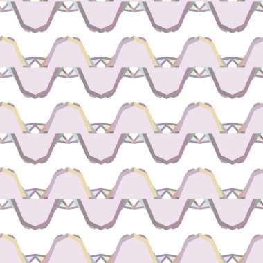 Geometrik süslemeli vektör deseni. Kusursuz tasarım dokusu 