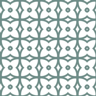 Geometrik süslemeli vektör deseni. Kusursuz tasarım dokusu