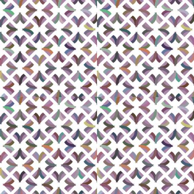 Geometrik süslemeli vektör deseni. Kusursuz tasarım dokusu