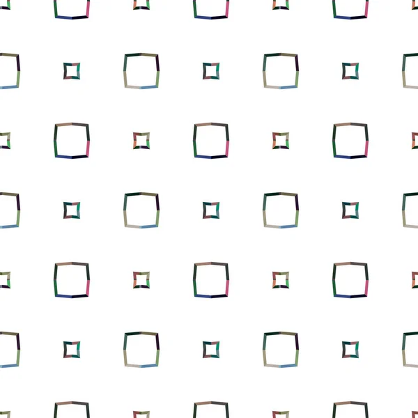 Geometrik Süslemeli Vektör Deseni Kusursuz Tasarım Dokusu — Stok Vektör