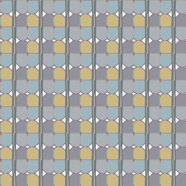 Geometrik süslemeli vektör deseni. Kusursuz tasarım dokusu 