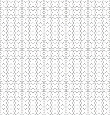 Geometrik süslemeli vektör deseni. Kusursuz tasarım dokusu