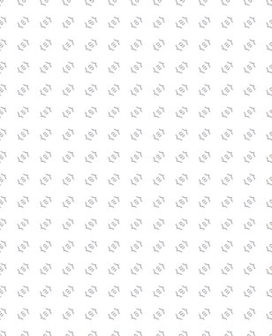 Geometrik süslemeli vektör deseni. Kusursuz tasarım dokusu 