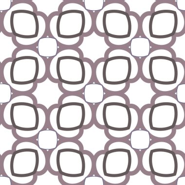 Geometrik süslemeli vektör deseni. Kusursuz tasarım dokusu 