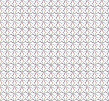 Geometrik süslemeli vektör deseni. Kusursuz tasarım dokusu