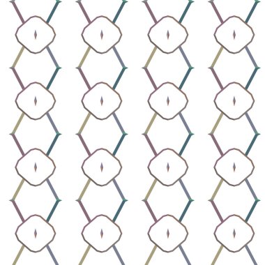 Geometrik süslemeli vektör deseni. Kusursuz tasarım dokusu 