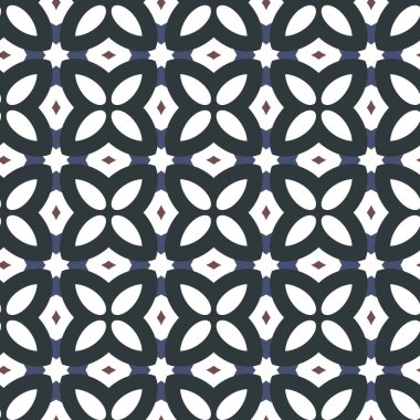 Soyut süs vektör deseni. Kusursuz tasarım dokusu