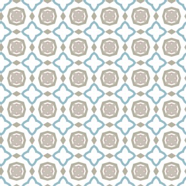 Geometrik süslemeli vektör deseni. Kusursuz tasarım dokusu 