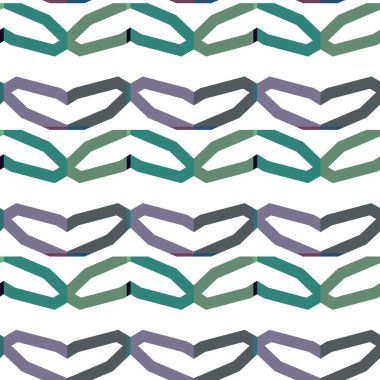 Geometrik süslemeli vektör deseni. Kusursuz tasarım dokusu